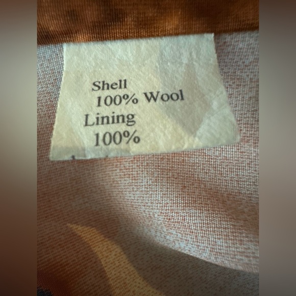 VTG Y2K Cropped Frayed Herringbone Blazer w Leather Patches by BOB MARLEY - Picture 8 of 9